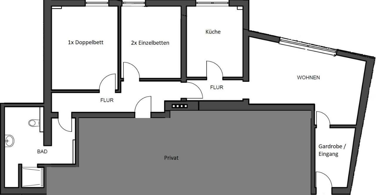Alte Tankstelle Apartment Strassenhaus Екстериор снимка